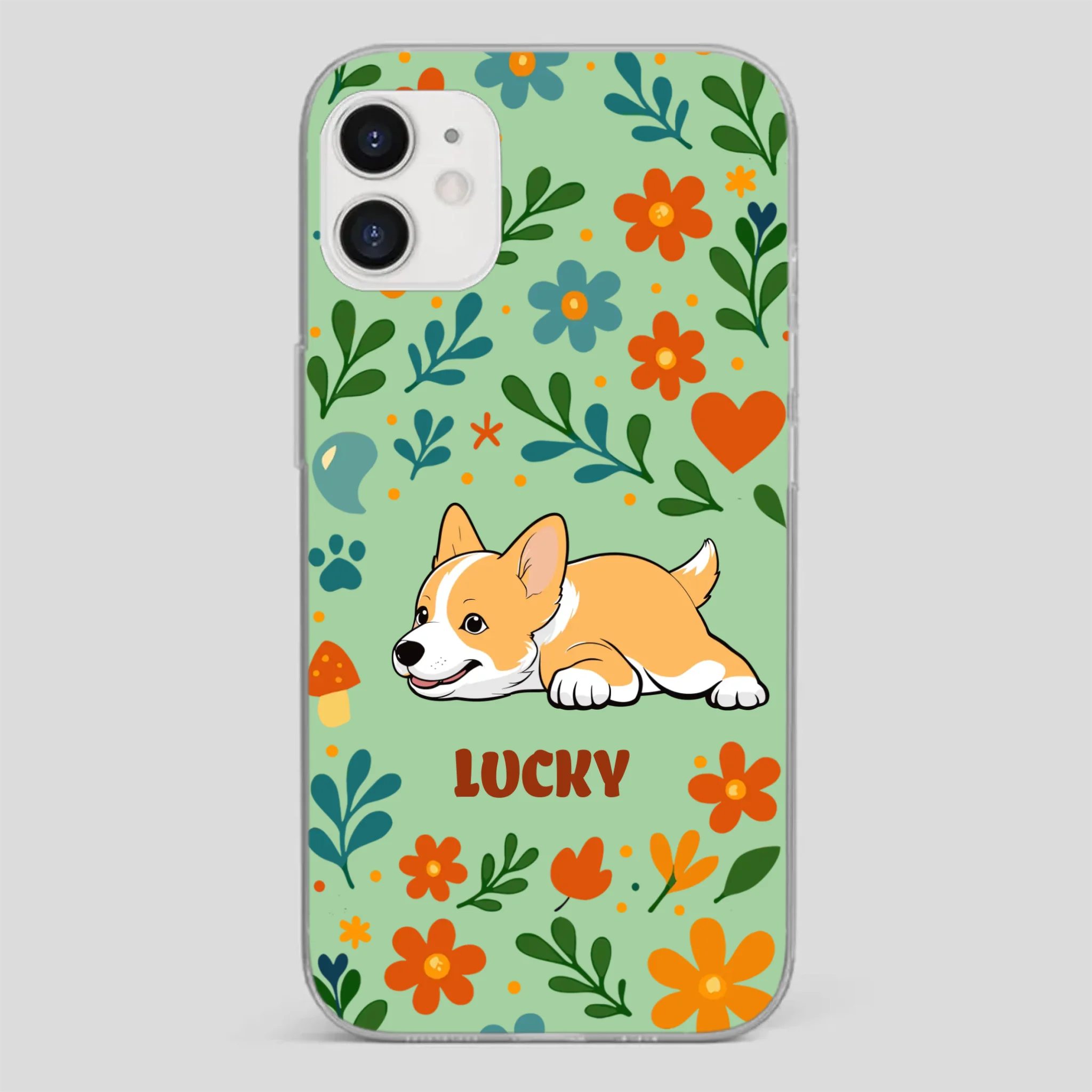 Soft Dog Phone Case – Gentle Design, Pure Love - 89Prints