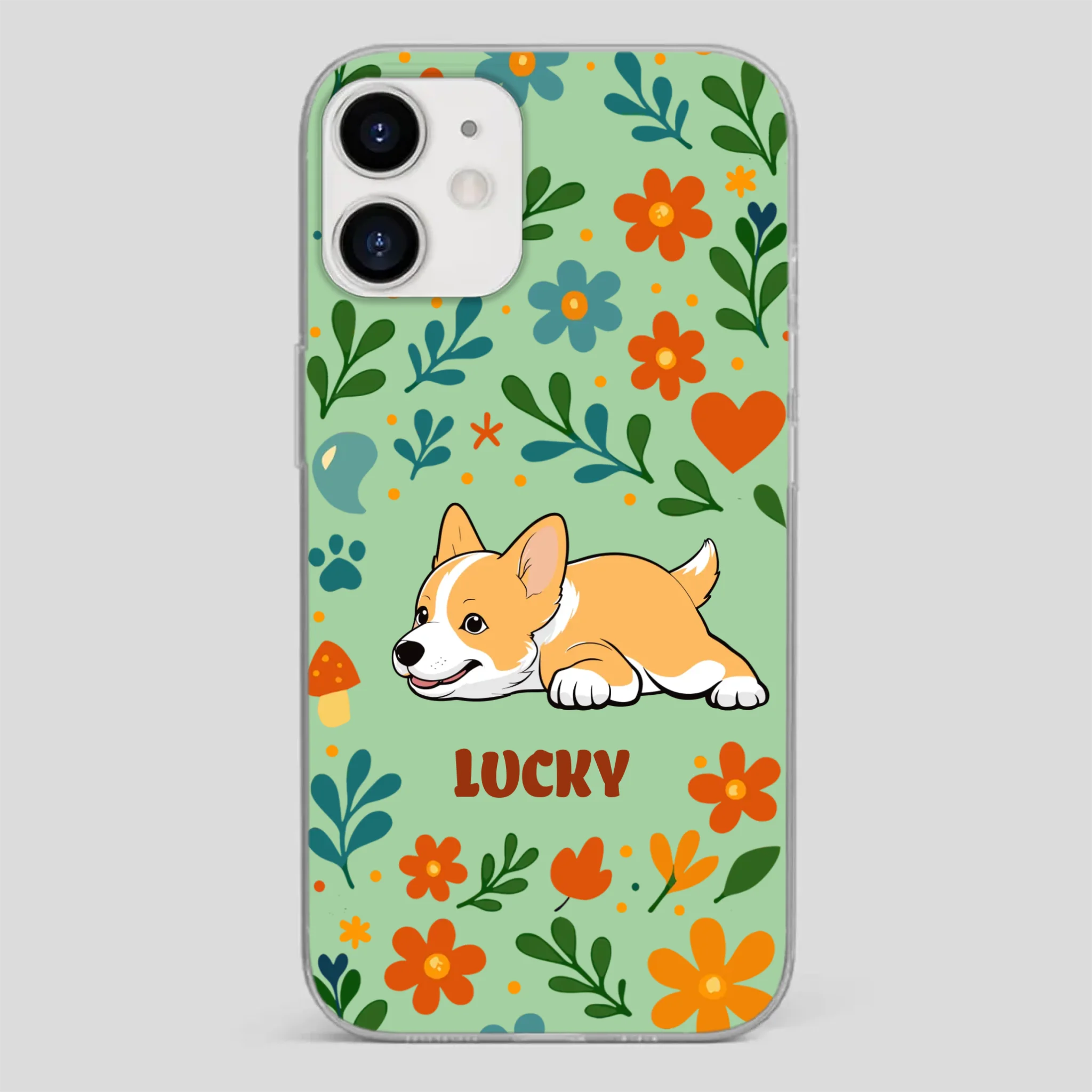 Soft Dog Phone Case – Gentle Design, Pure Love - 89Prints