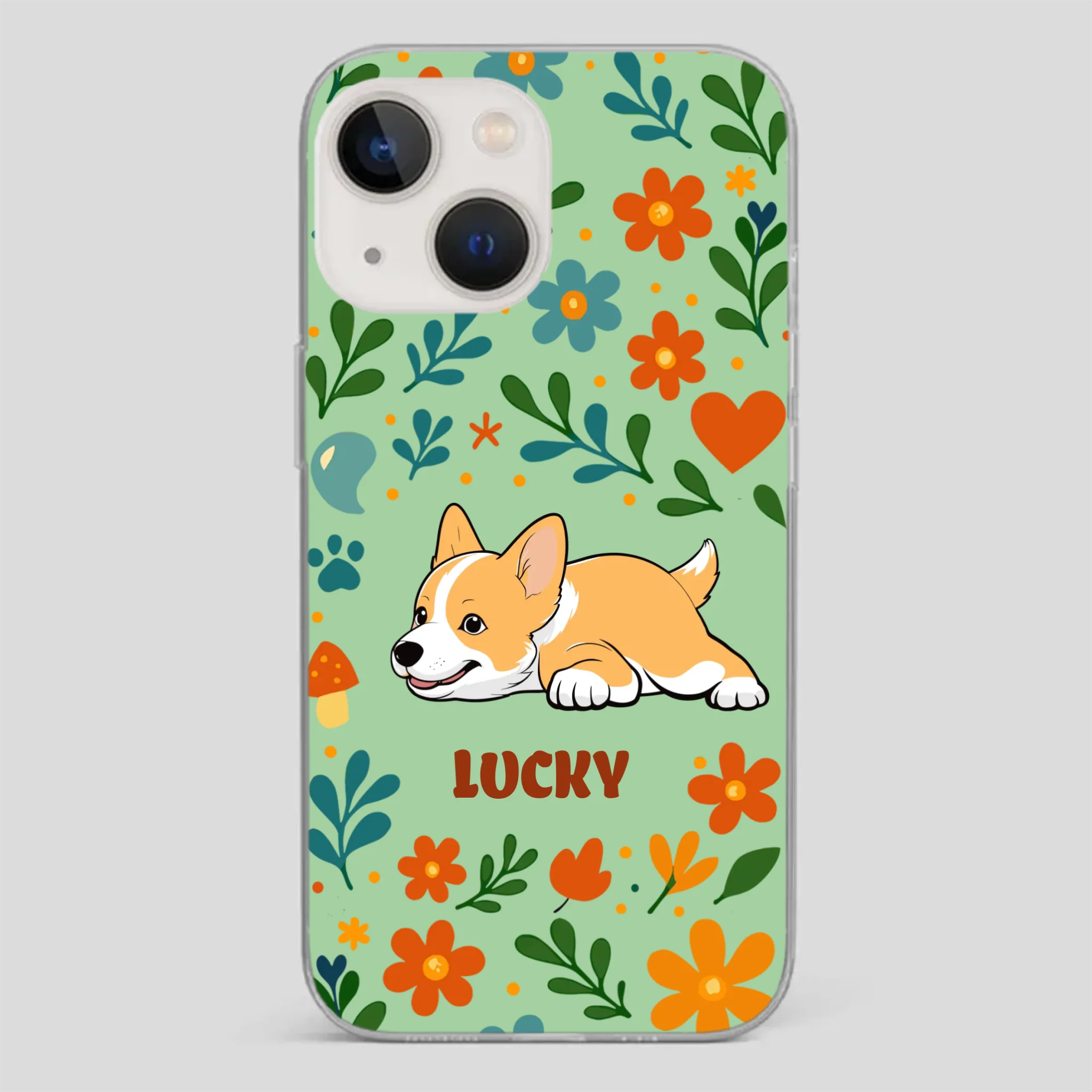 Soft Dog Phone Case – Gentle Design, Pure Love - 89Prints