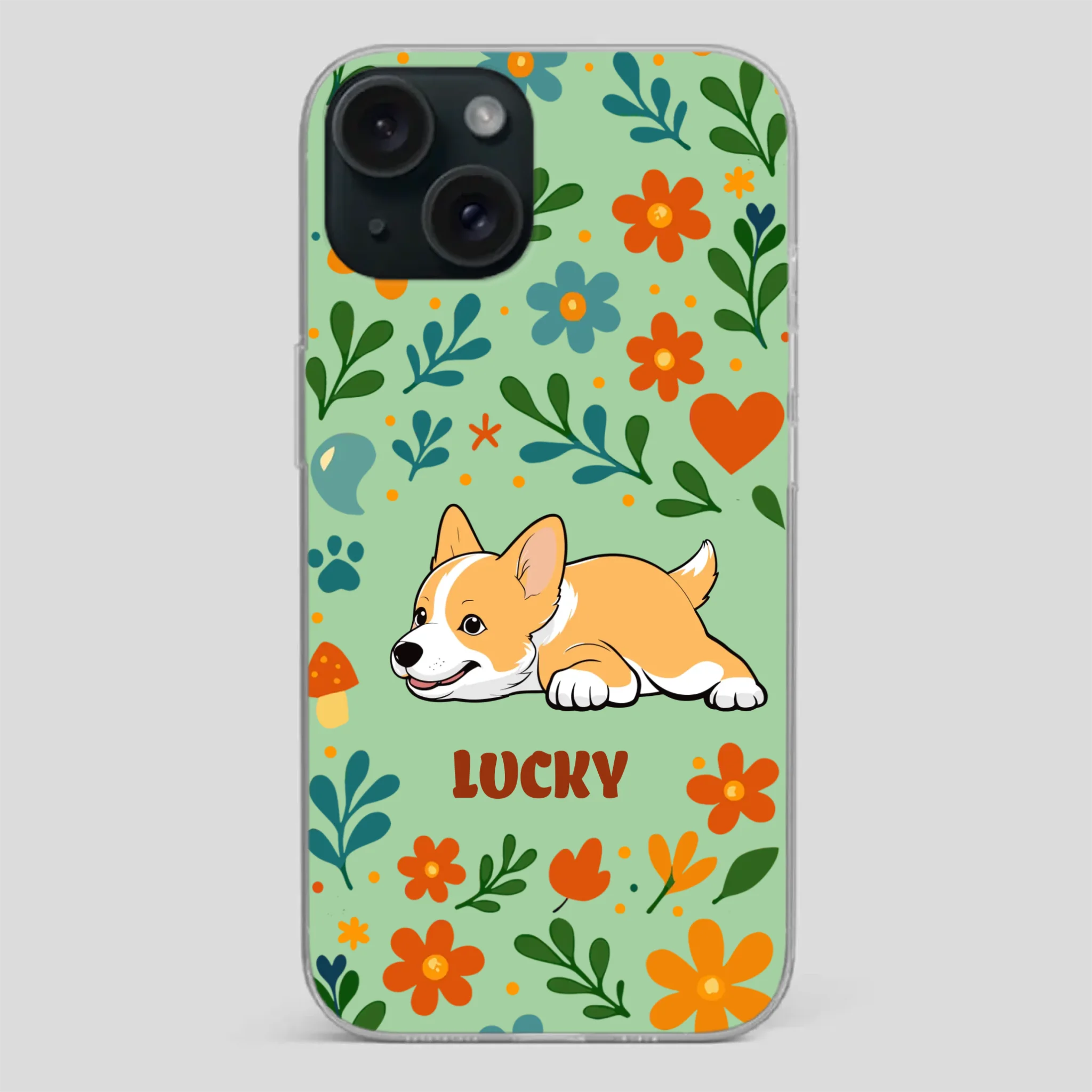 Soft Dog Phone Case – Gentle Design, Pure Love - 89Prints