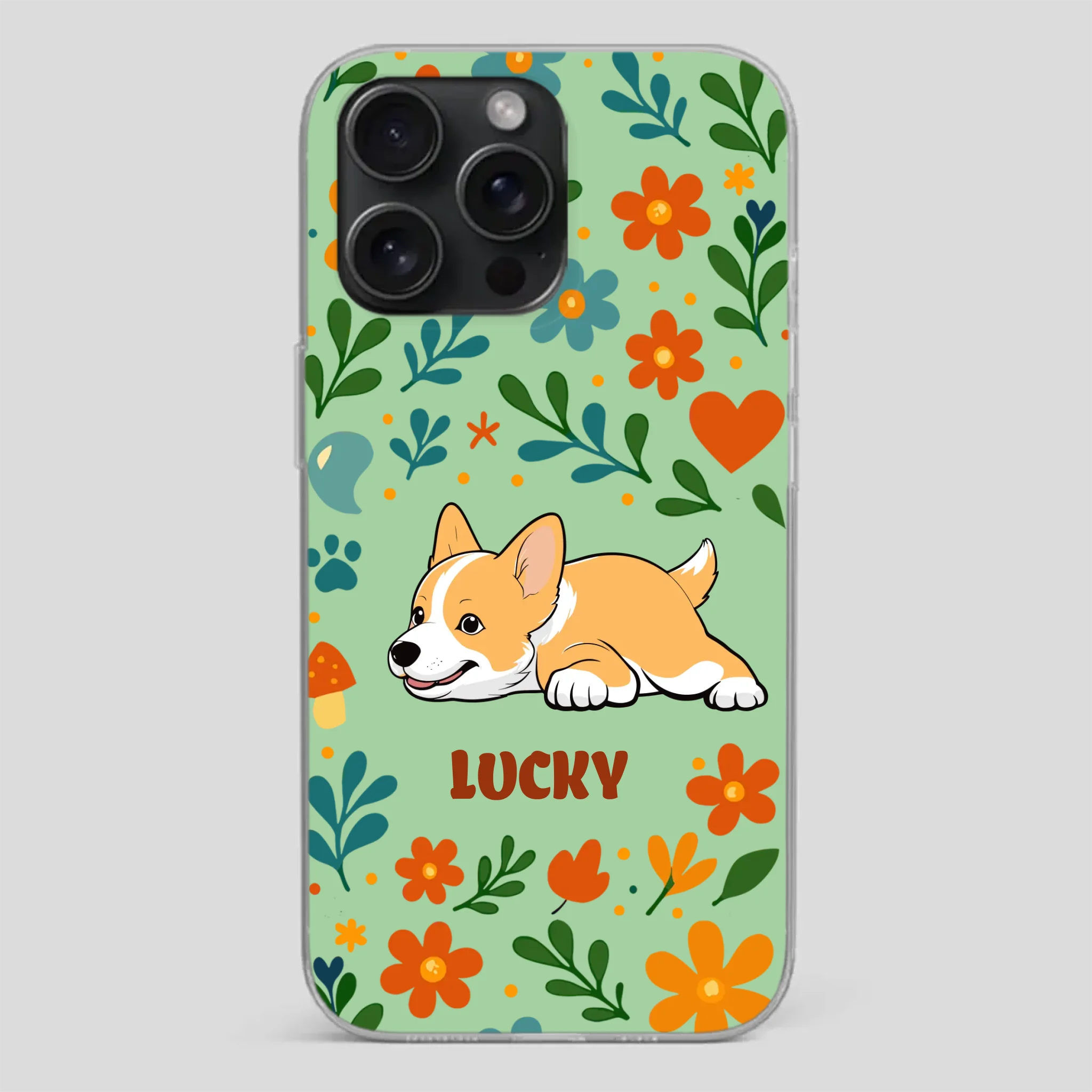 Soft Dog Phone Case – Gentle Design, Pure Love - 89Prints