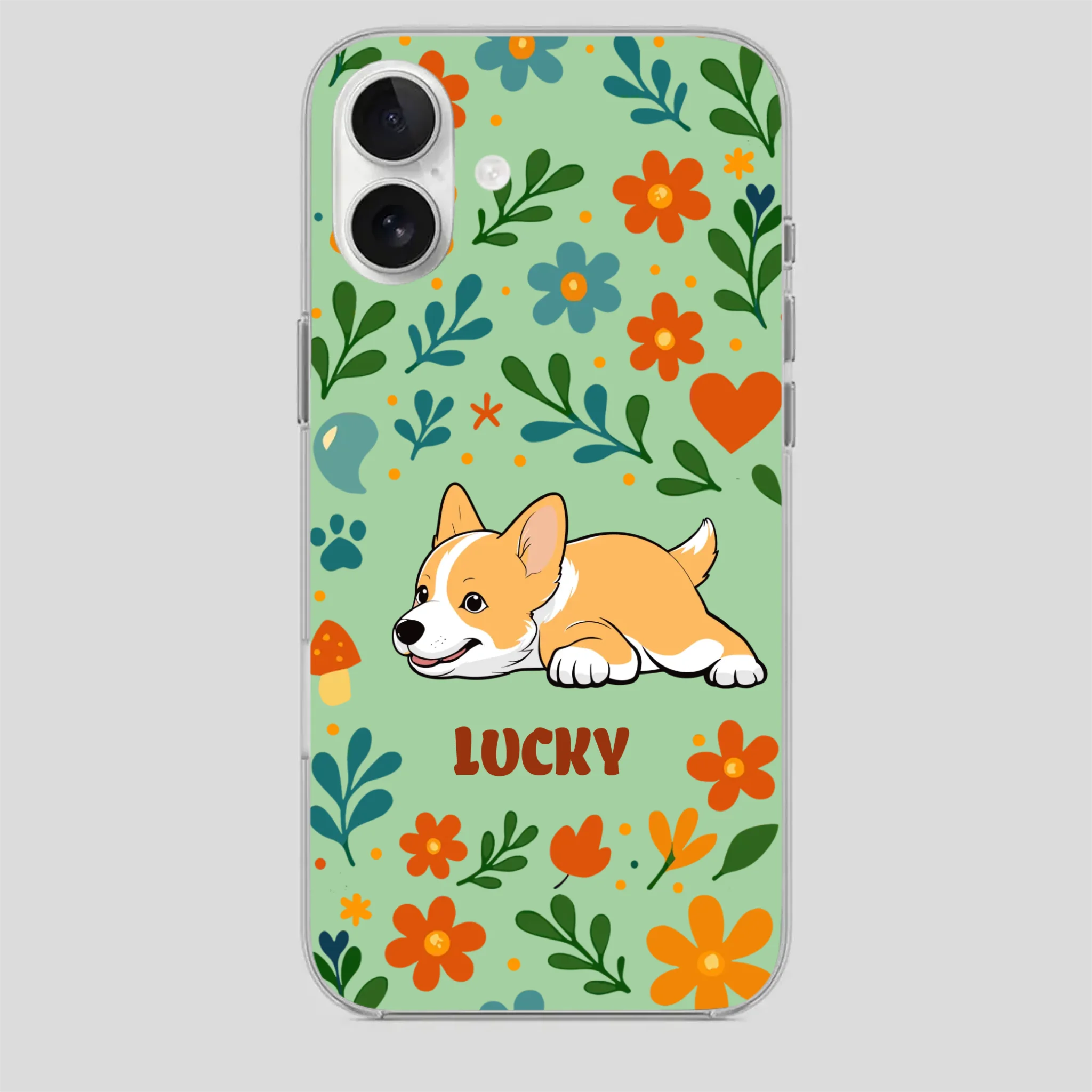 Soft Dog Phone Case – Gentle Design, Pure Love - 89Prints