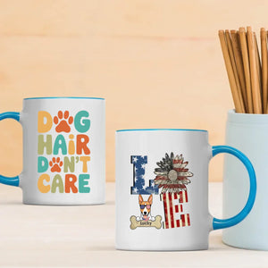 LOVE Dog Mug – Personalized Patriotic Pet Lover Gift – 89Prints