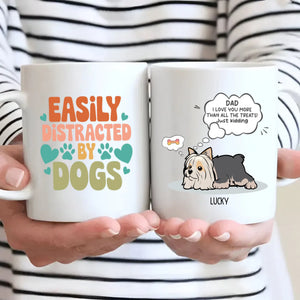 Personalized Mug for Pet Lovers – Easily Distracted by Dogs –  89Prints