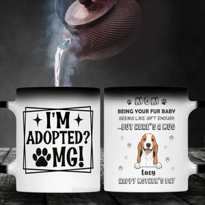 Custom Dog Mug – Adopted & Adored | 89Prints