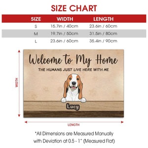 Welcome to Our Home Custom Dog Doormat | Personalized Pet Name Mat – 89Prints