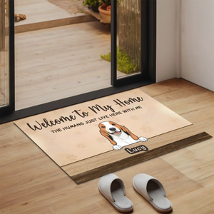 Welcome to Our Home Custom Dog Doormat | Personalized Pet Name Mat – 89Prints