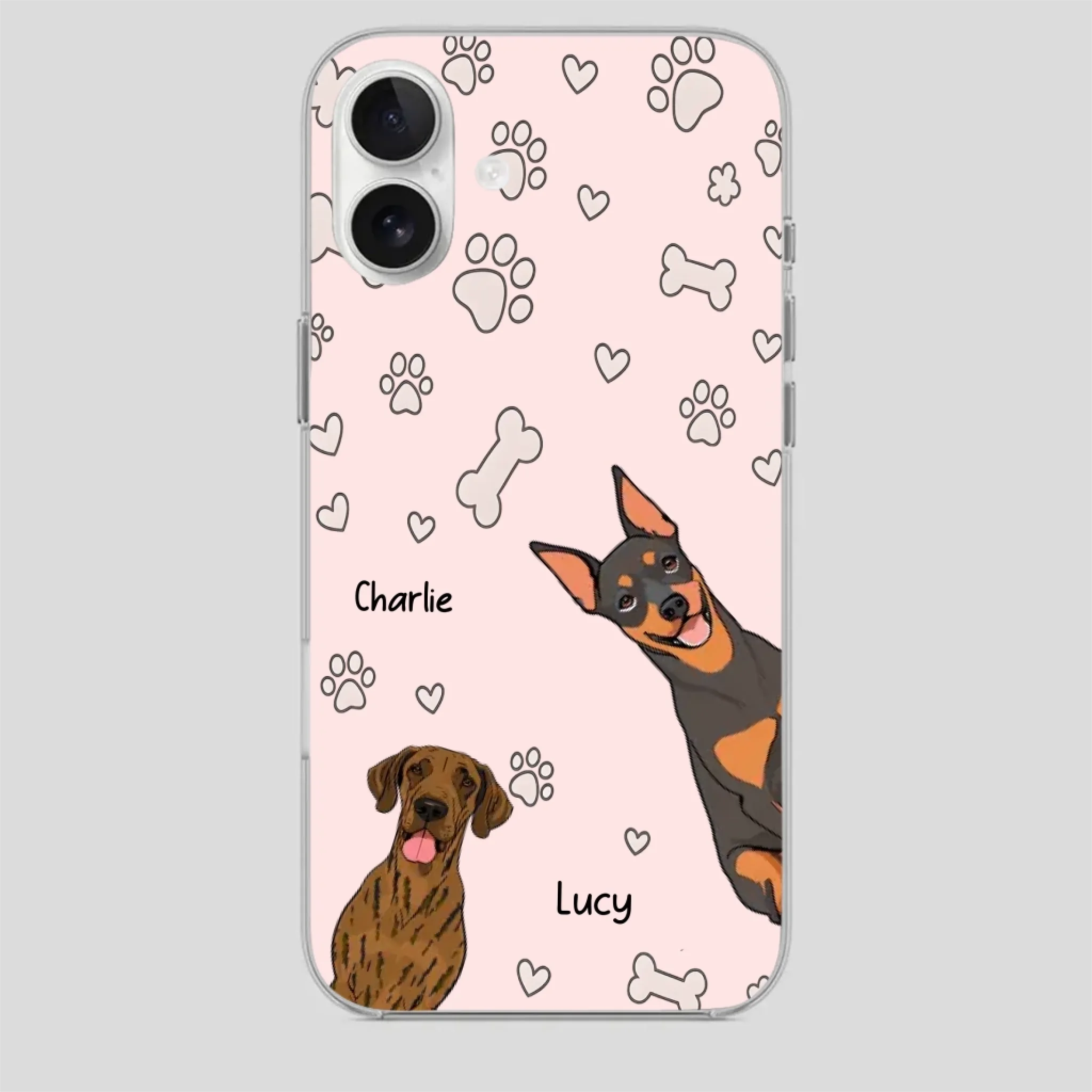 Custom Dog Phone Case – Personalized with Your Pet’s Name - 89Prints