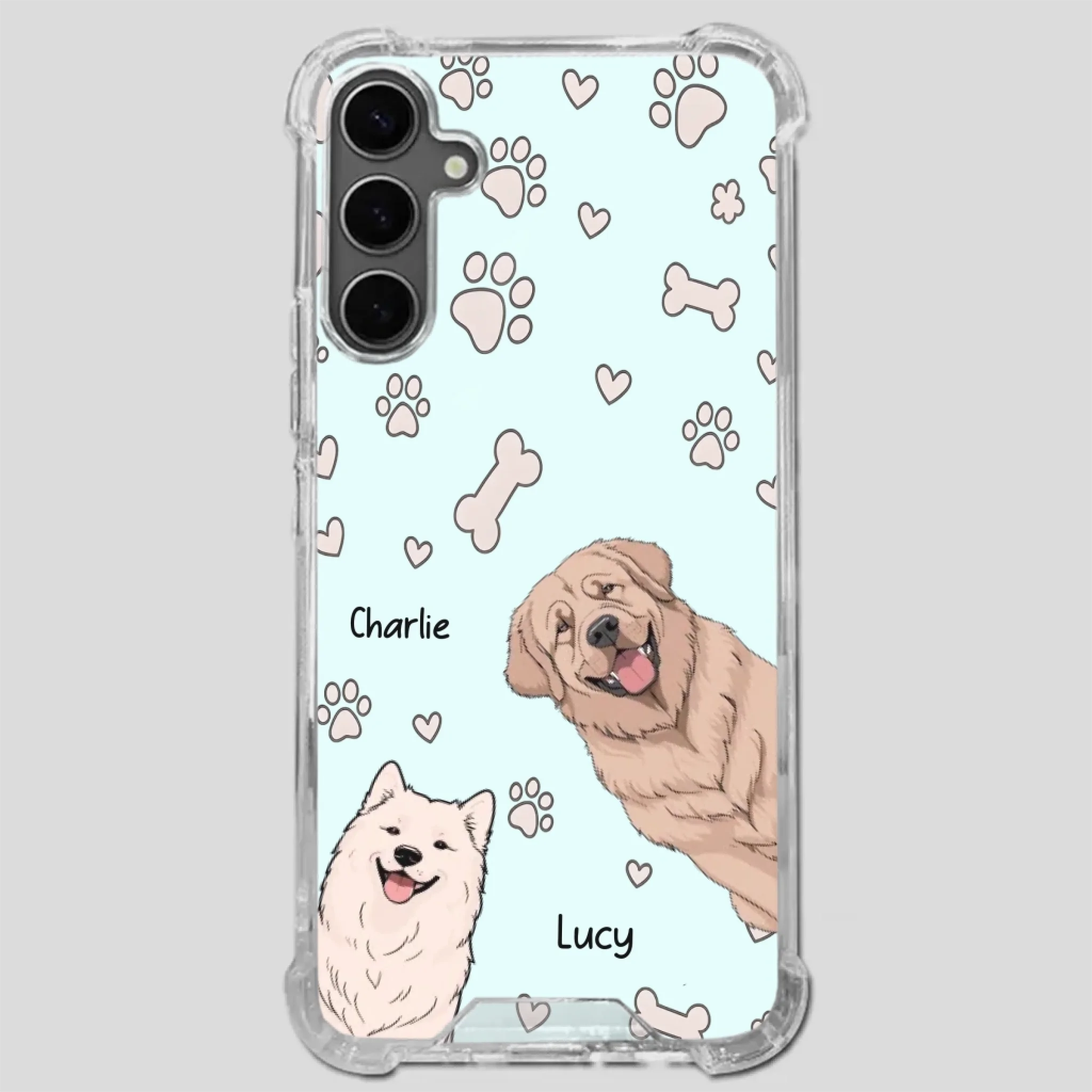 Custom Dog Phone Case – Personalized with Your Pet’s Name - 89Prints