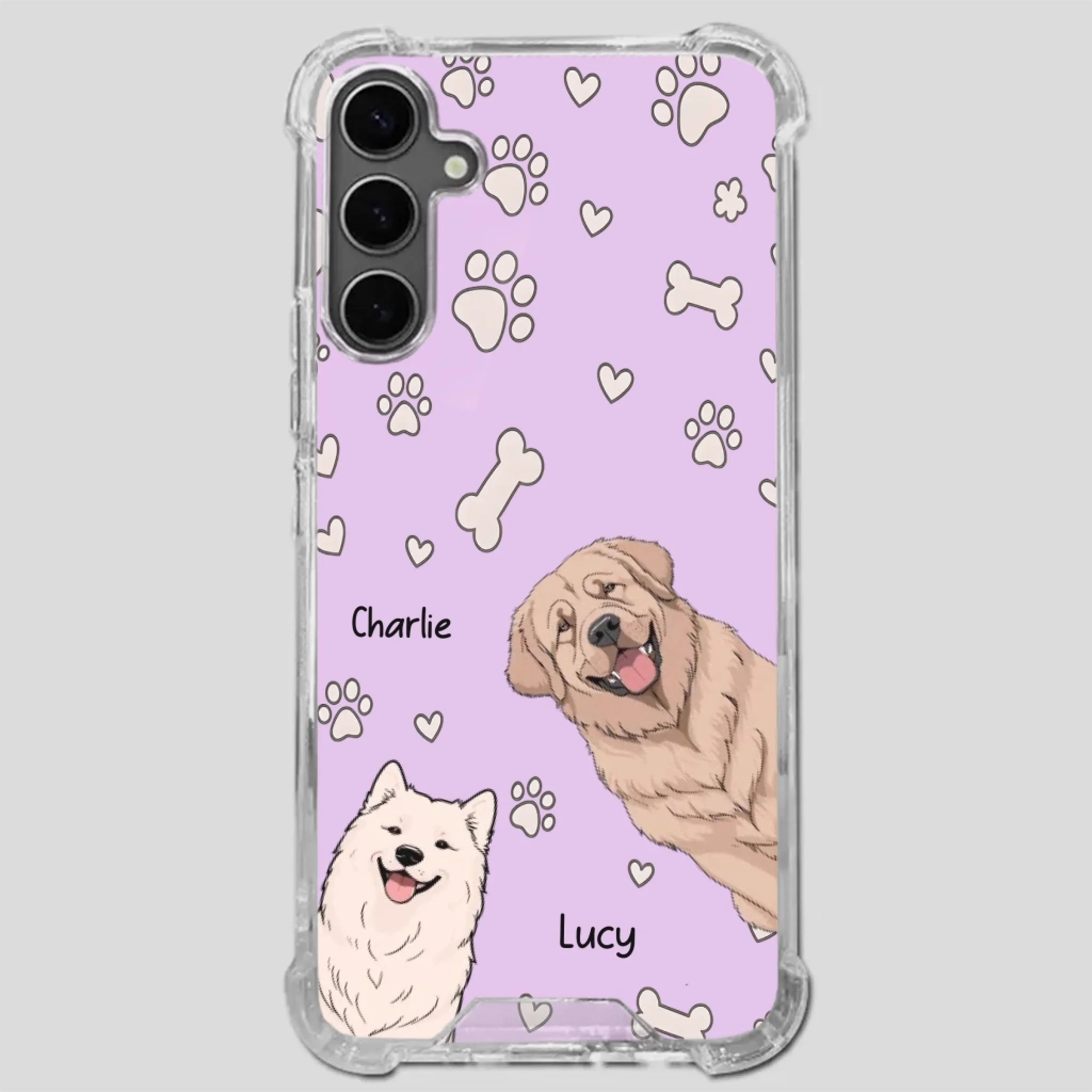 Custom Dog Phone Case – Personalized with Your Pet’s Name - 89Prints