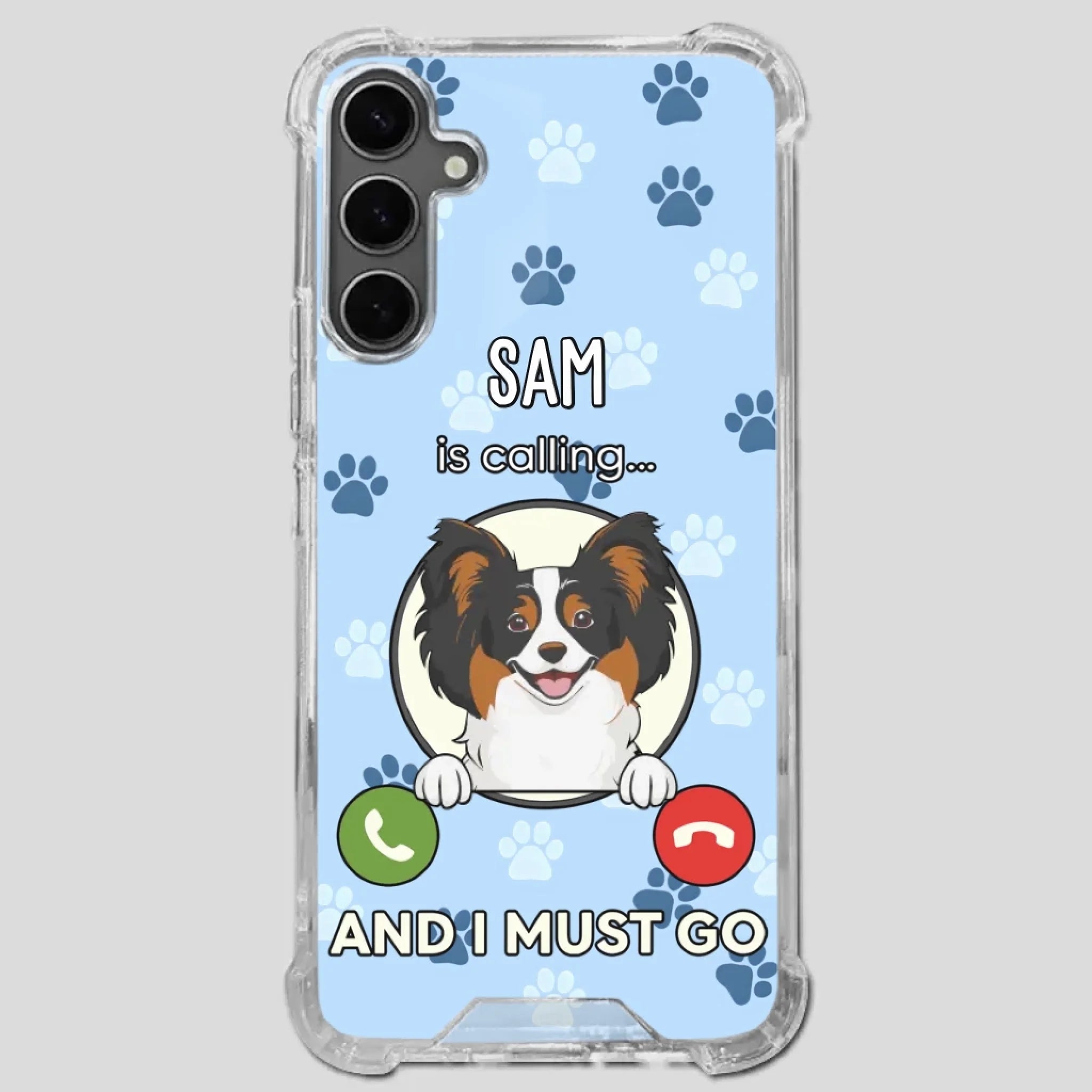 My Dog is Calling... and I Must Go – Personalized Phone Case for Pet Lovers - 89Prints