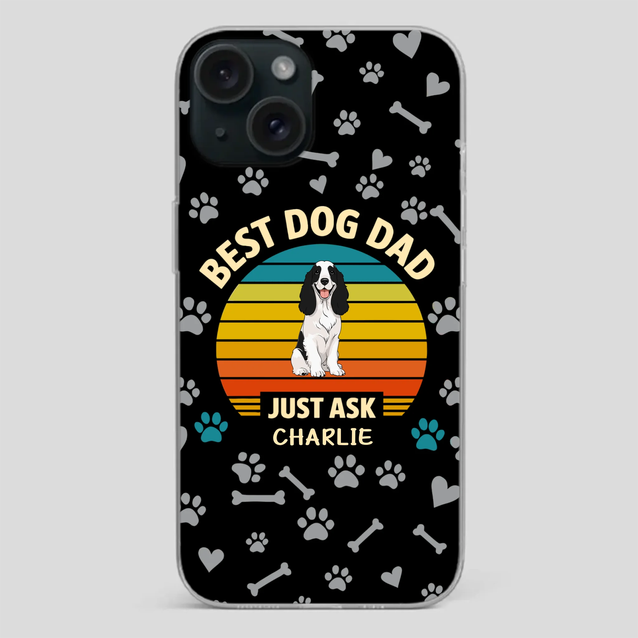 Personalized Phone Case for Proud Pet Dads - Best Dog Dad Ever - 89Prints