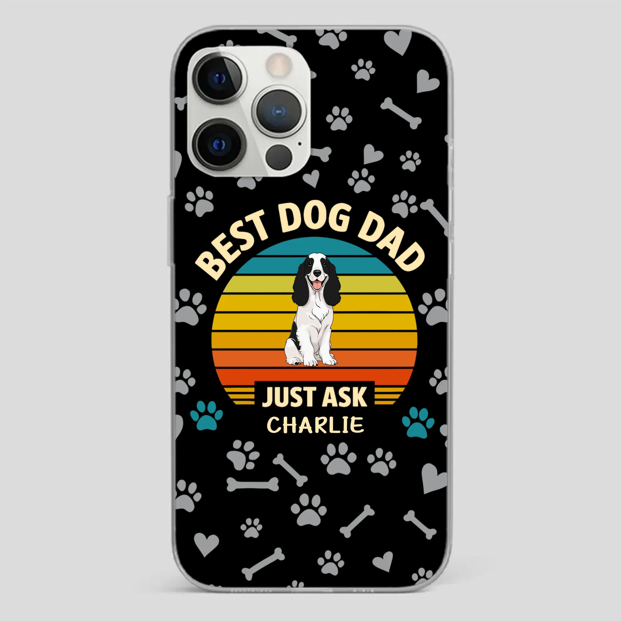 Personalized Phone Case for Proud Pet Dads - Best Dog Dad Ever - 89Prints