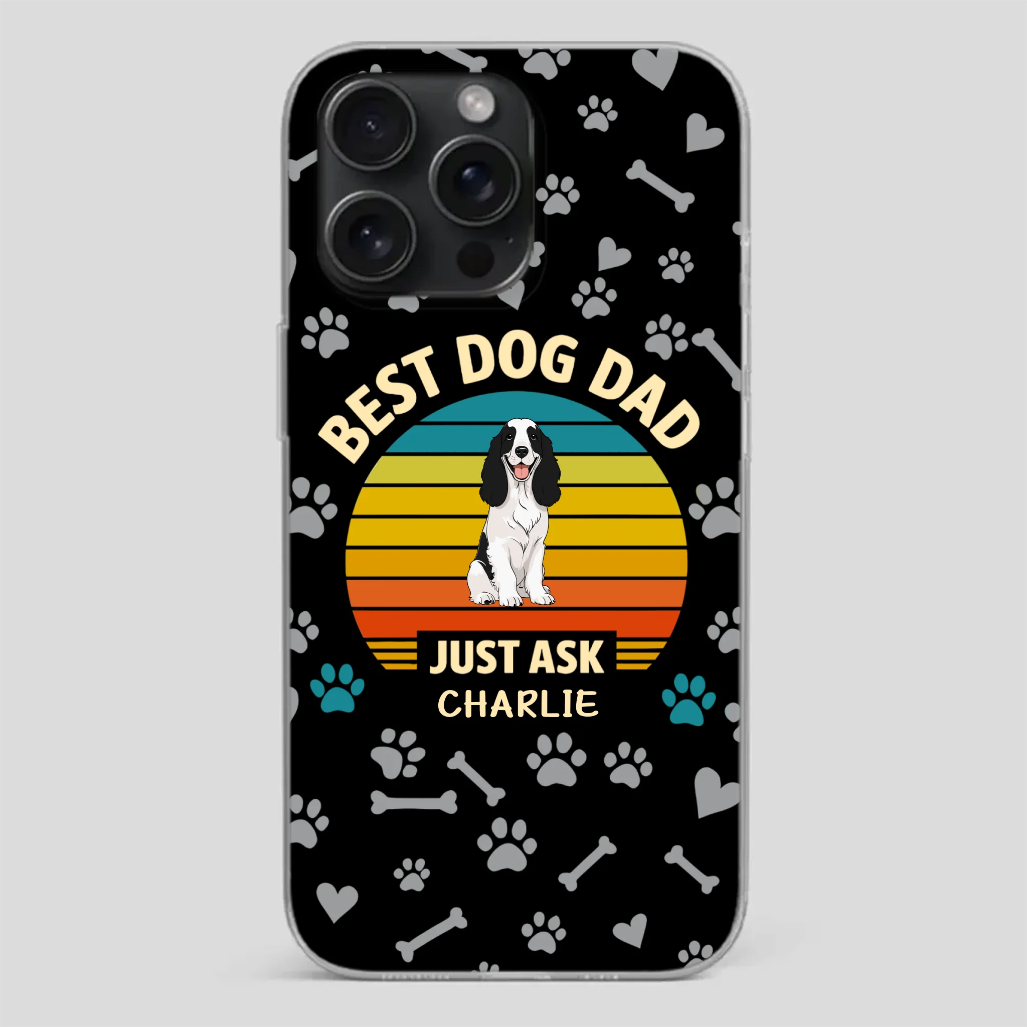 Personalized Phone Case for Proud Pet Dads - Best Dog Dad Ever - 89Prints