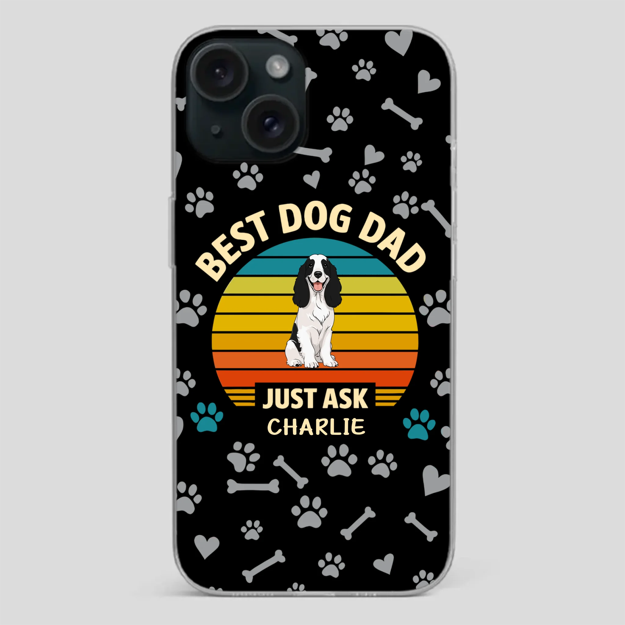 Personalized Phone Case for Proud Pet Dads - Best Dog Dad Ever - 89Prints