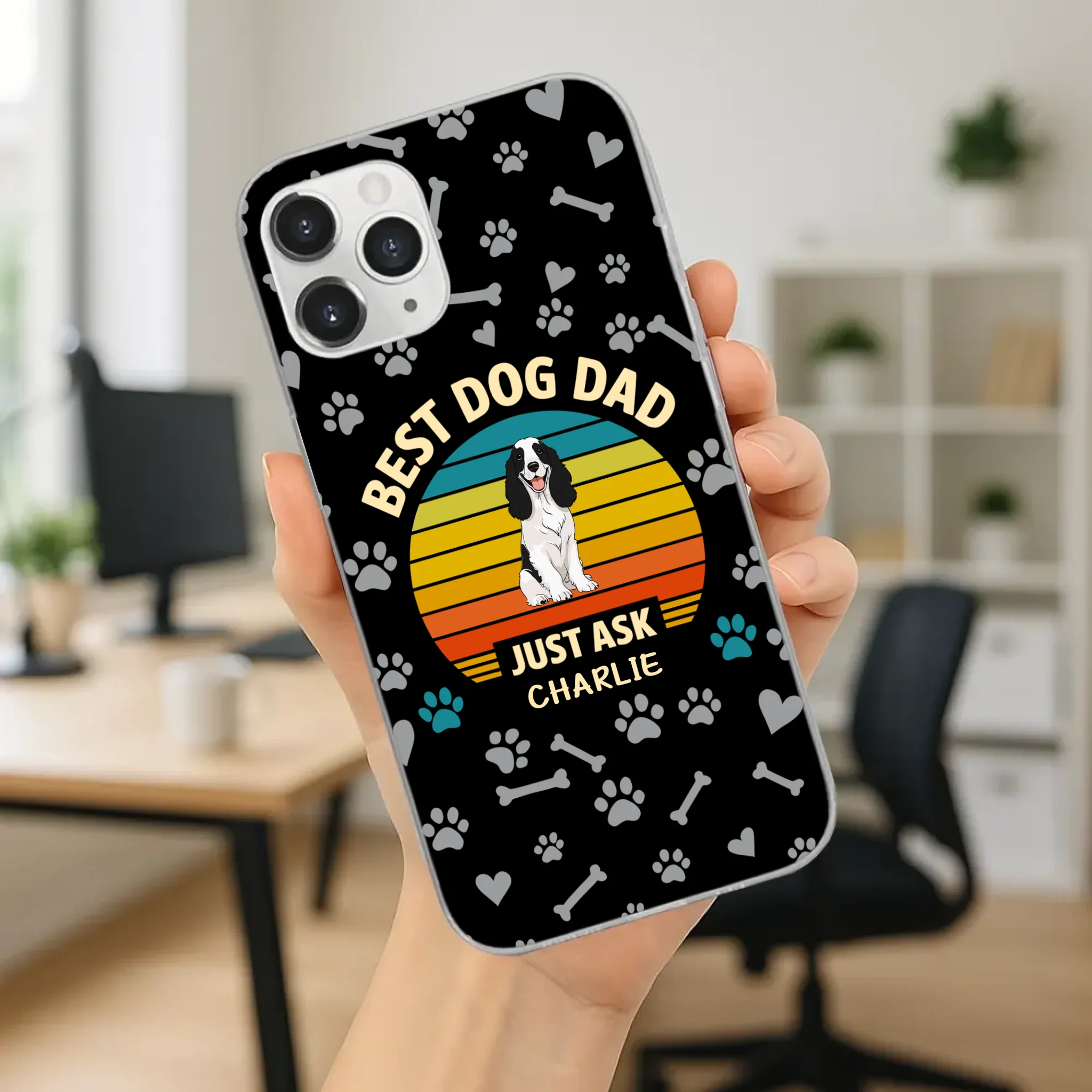 Personalized Phone Case for Proud Pet Dads - Best Dog Dad Ever - 89Prints