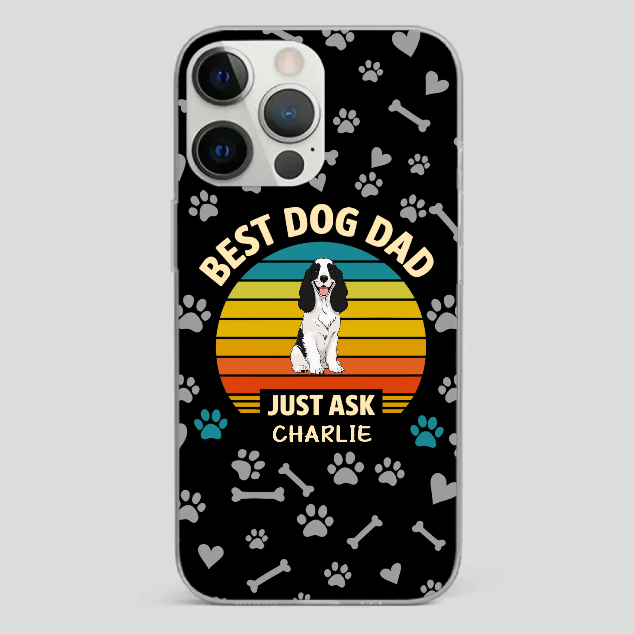 Personalized Phone Case for Proud Pet Dads - Best Dog Dad Ever - 89Prints