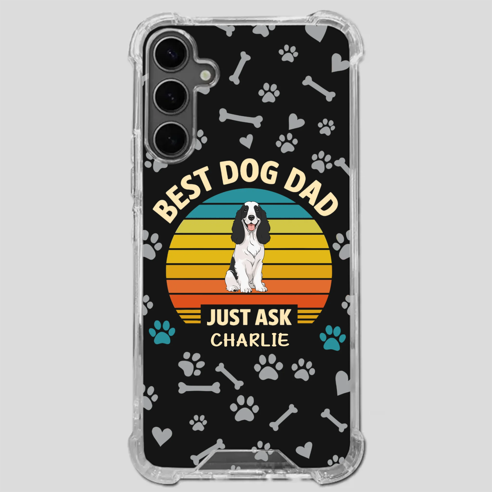 Personalized Phone Case for Proud Pet Dads - Best Dog Dad Ever - 89Prints