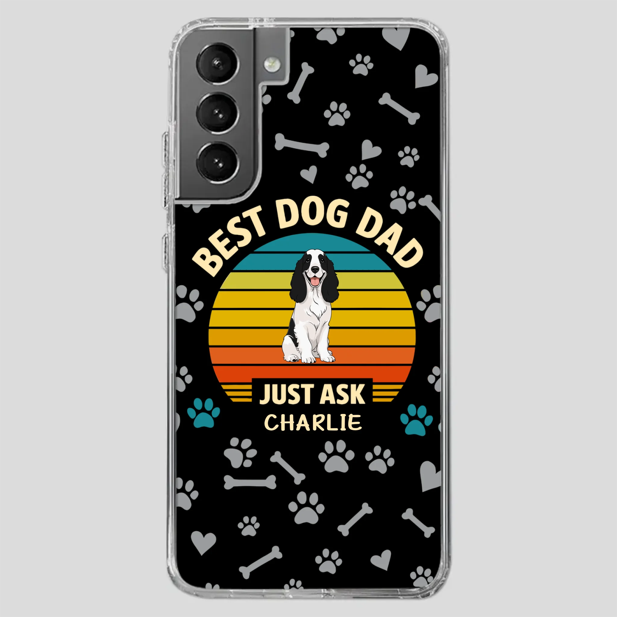 Personalized Phone Case for Proud Pet Dads - Best Dog Dad Ever - 89Prints