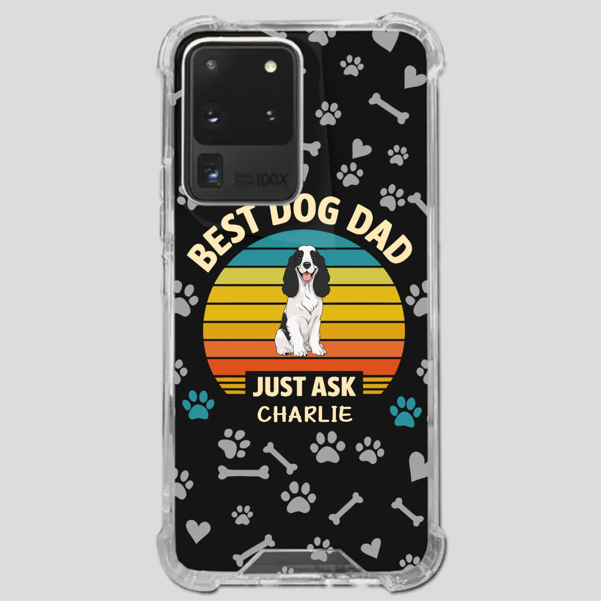 Personalized Phone Case for Proud Pet Dads - Best Dog Dad Ever - 89Prints