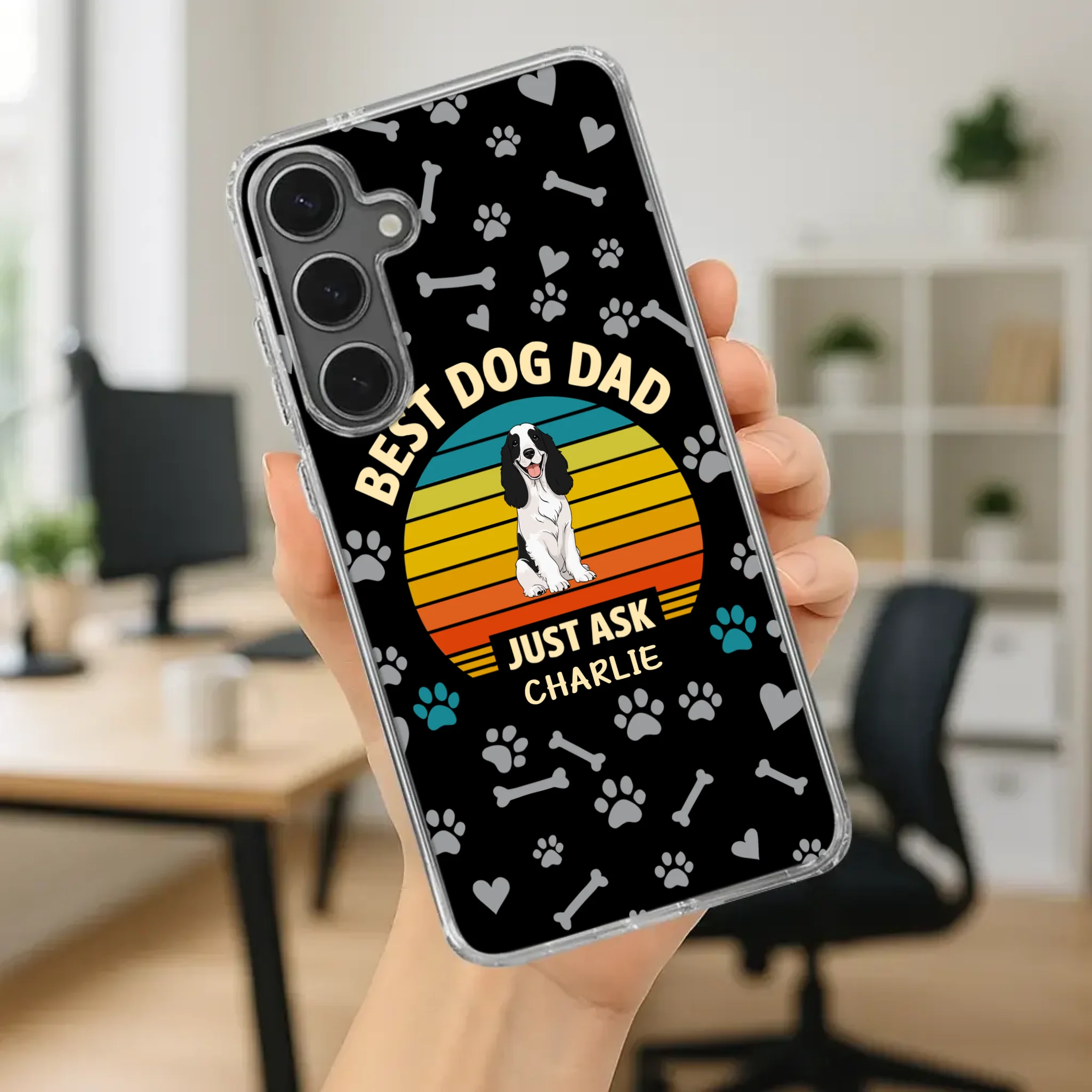 Personalized Phone Case for Proud Pet Dads - Best Dog Dad Ever - 89Prints