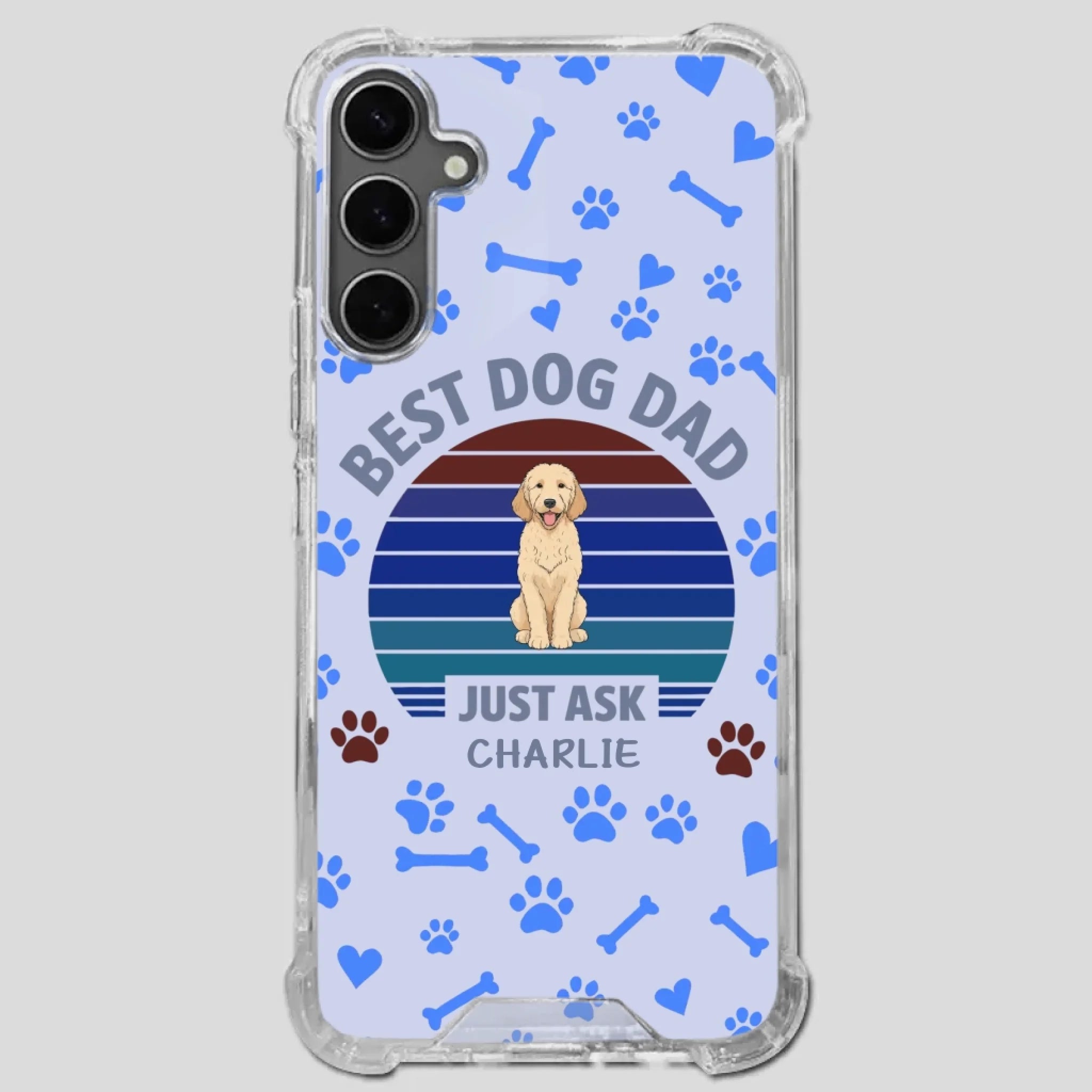Personalized Phone Case for Proud Pet Dads - Best Dog Dad Ever - 89Prints
