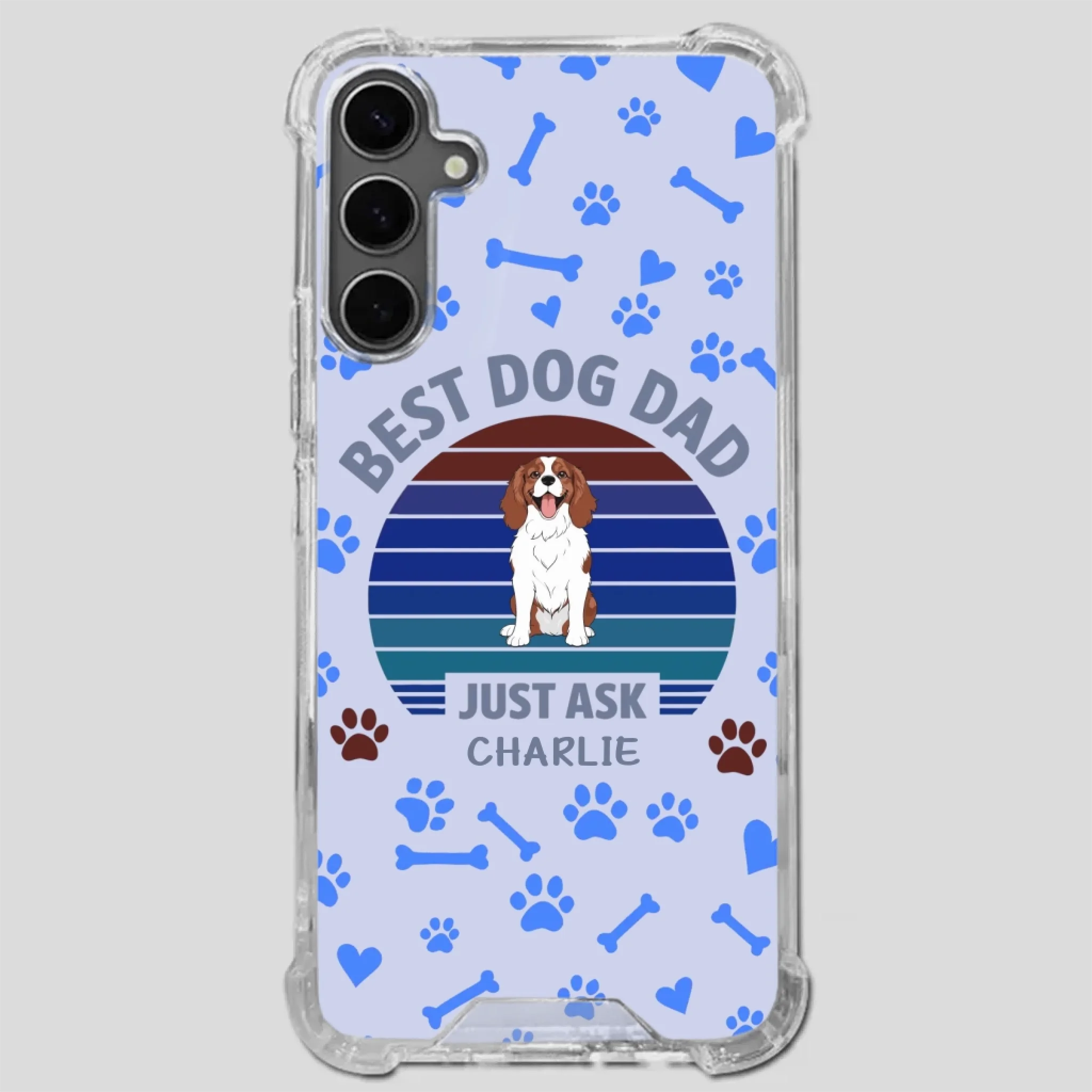 Personalized Phone Case for Proud Pet Dads - Best Dog Dad Ever - 89Prints