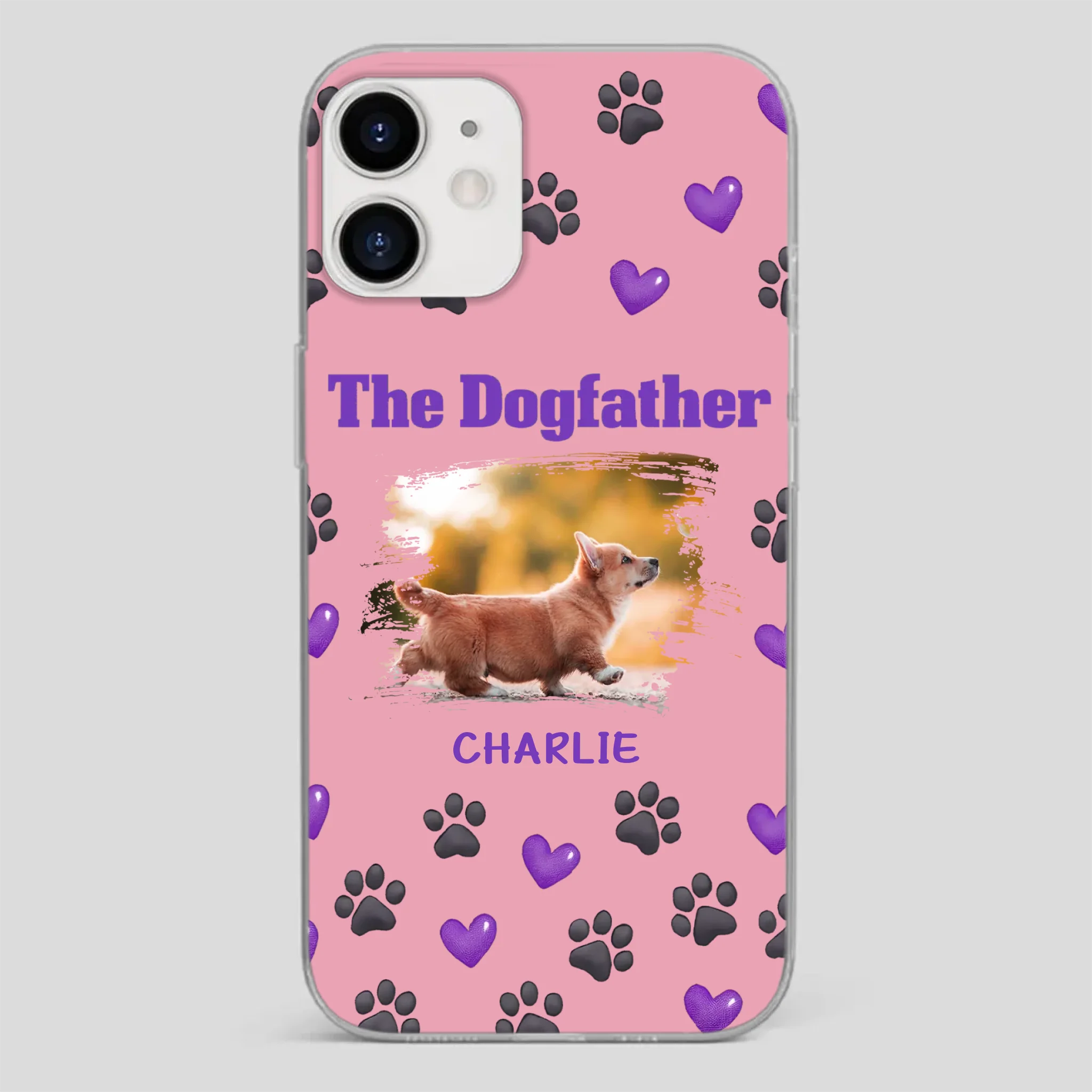 The Dogfather Personalized Phone Case – Cool Custom Gift for Dog Dads - 89Prints