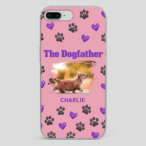 The Dogfather Personalized Phone Case – Cool Custom Gift for Dog Dads - 89Prints