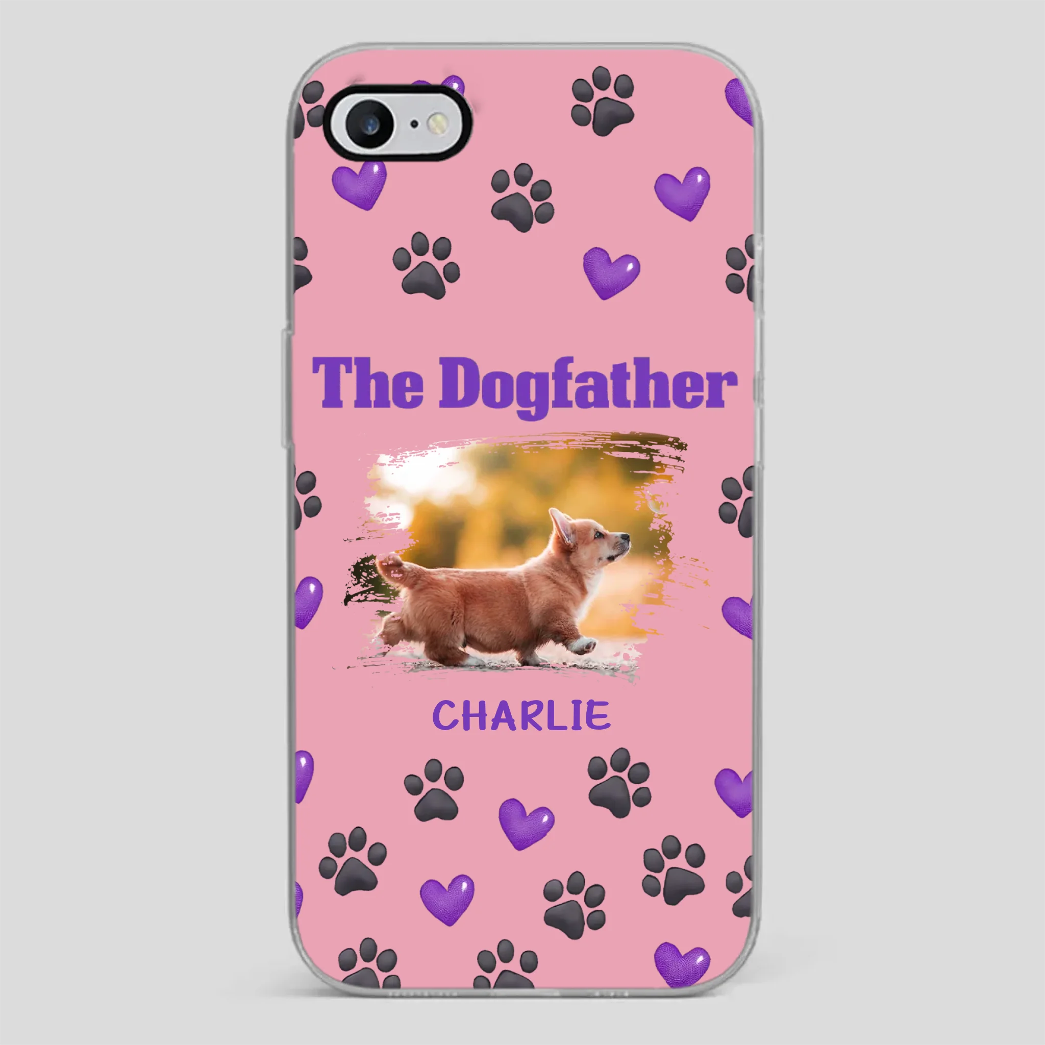 The Dogfather Personalized Phone Case – Cool Custom Gift for Dog Dads - 89Prints