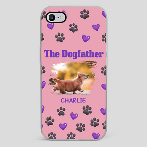 The Dogfather Personalized Phone Case – Cool Custom Gift for Dog Dads - 89Prints