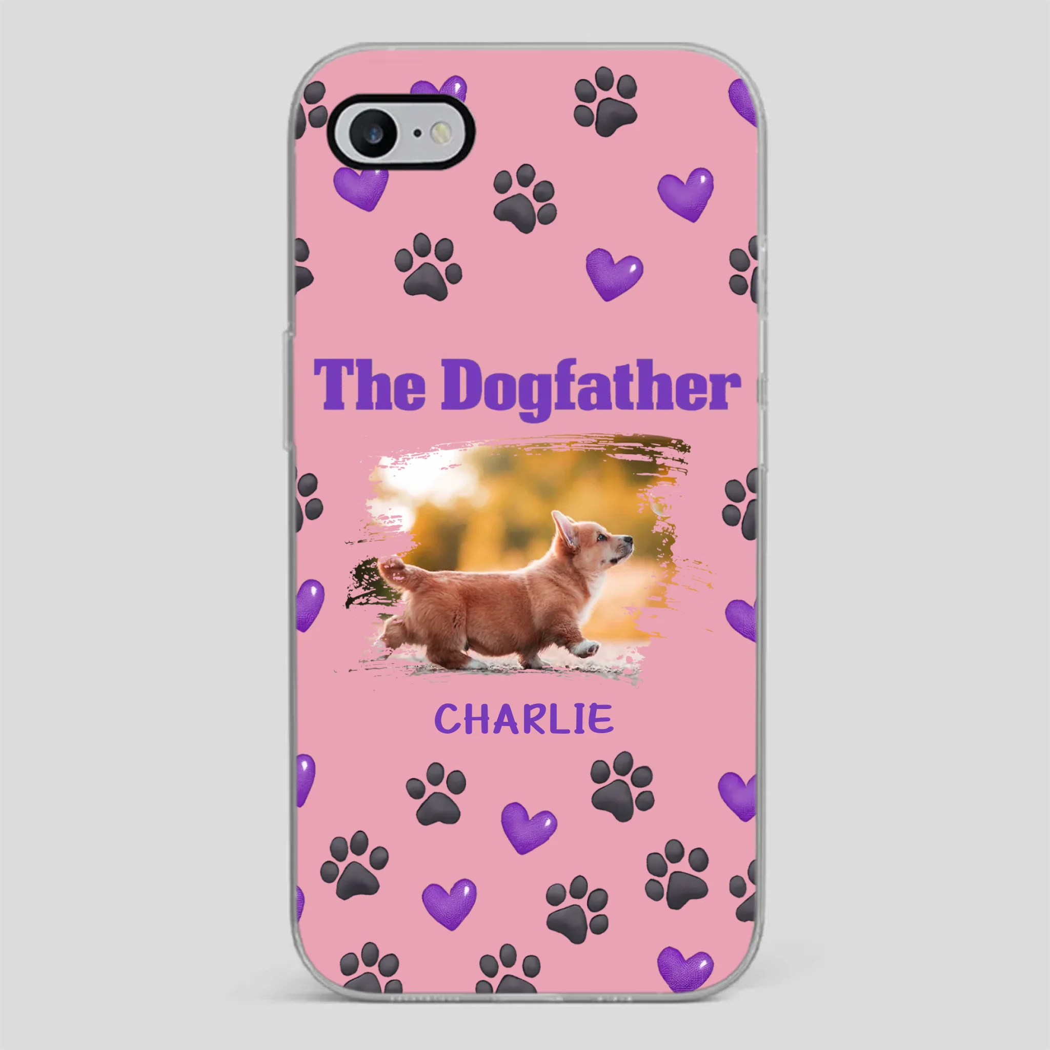 The Dogfather Personalized Phone Case – Cool Custom Gift for Dog Dads - 89Prints