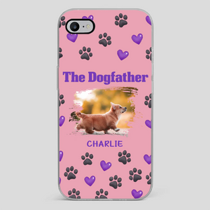 The Dogfather Personalized Phone Case – Cool Custom Gift for Dog Dads - 89Prints