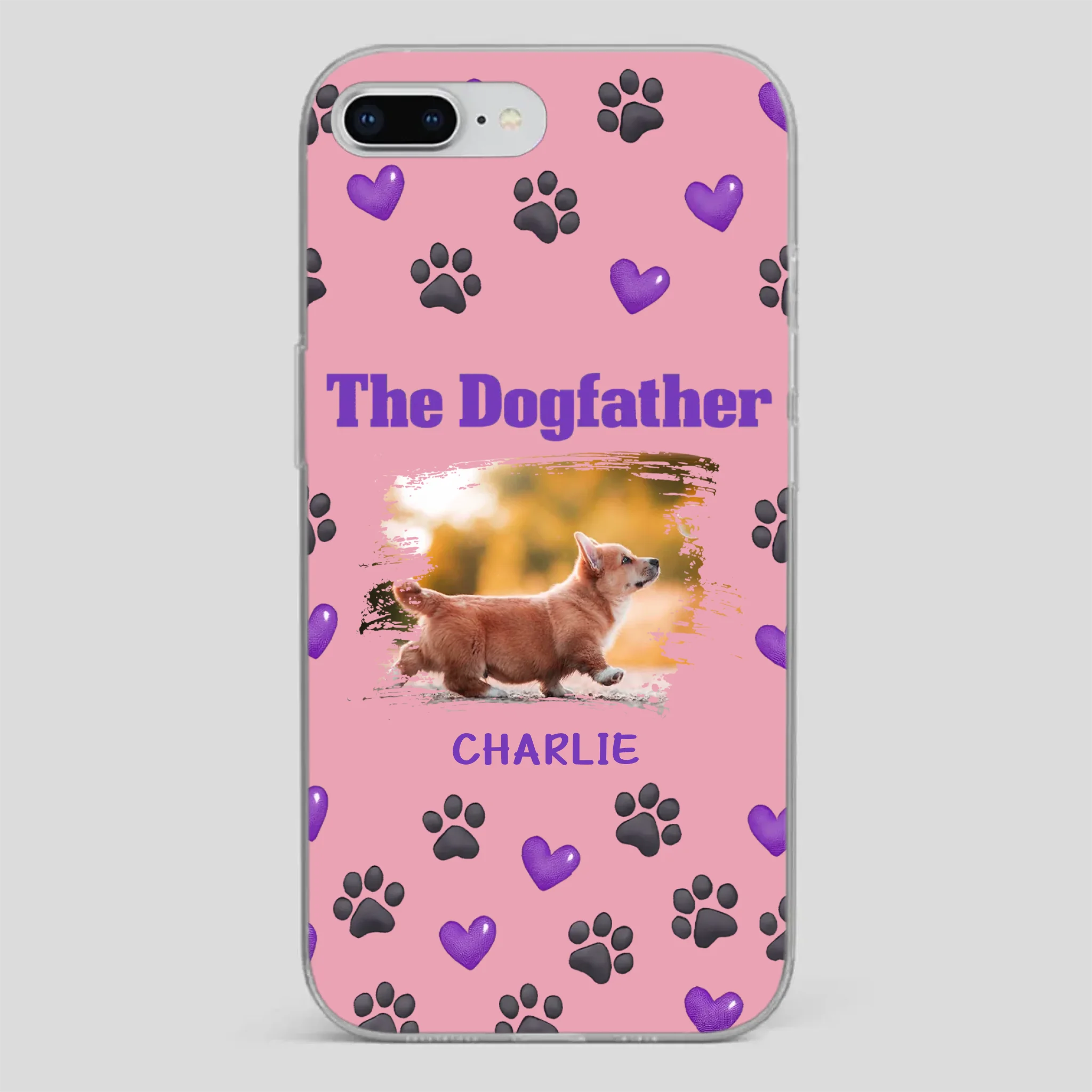 The Dogfather Personalized Phone Case – Cool Custom Gift for Dog Dads - 89Prints