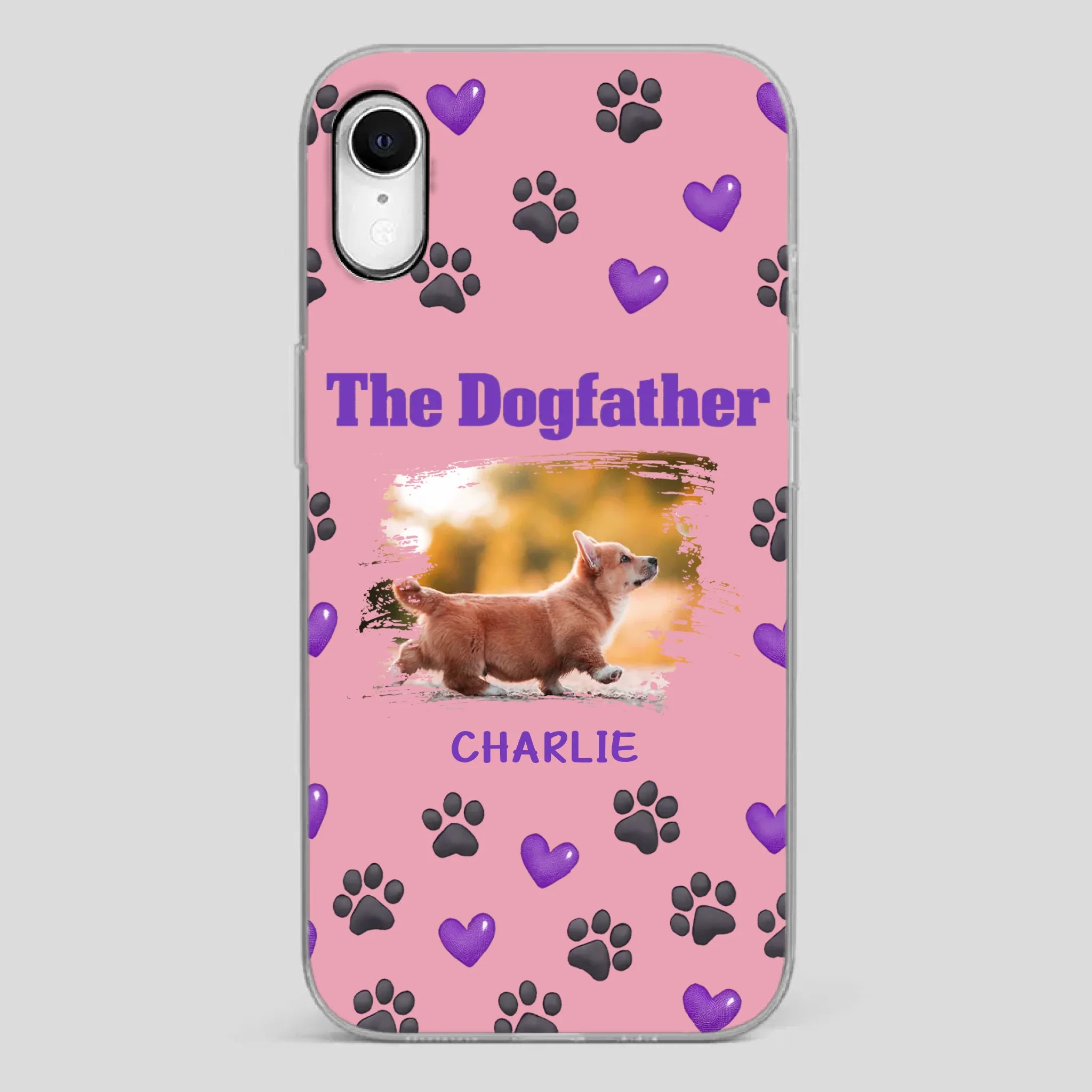 The Dogfather Personalized Phone Case – Cool Custom Gift for Dog Dads - 89Prints