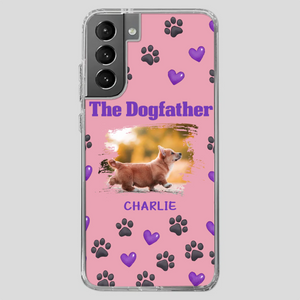 The Dogfather Personalized Phone Case – Cool Custom Gift for Dog Dads - 89Prints