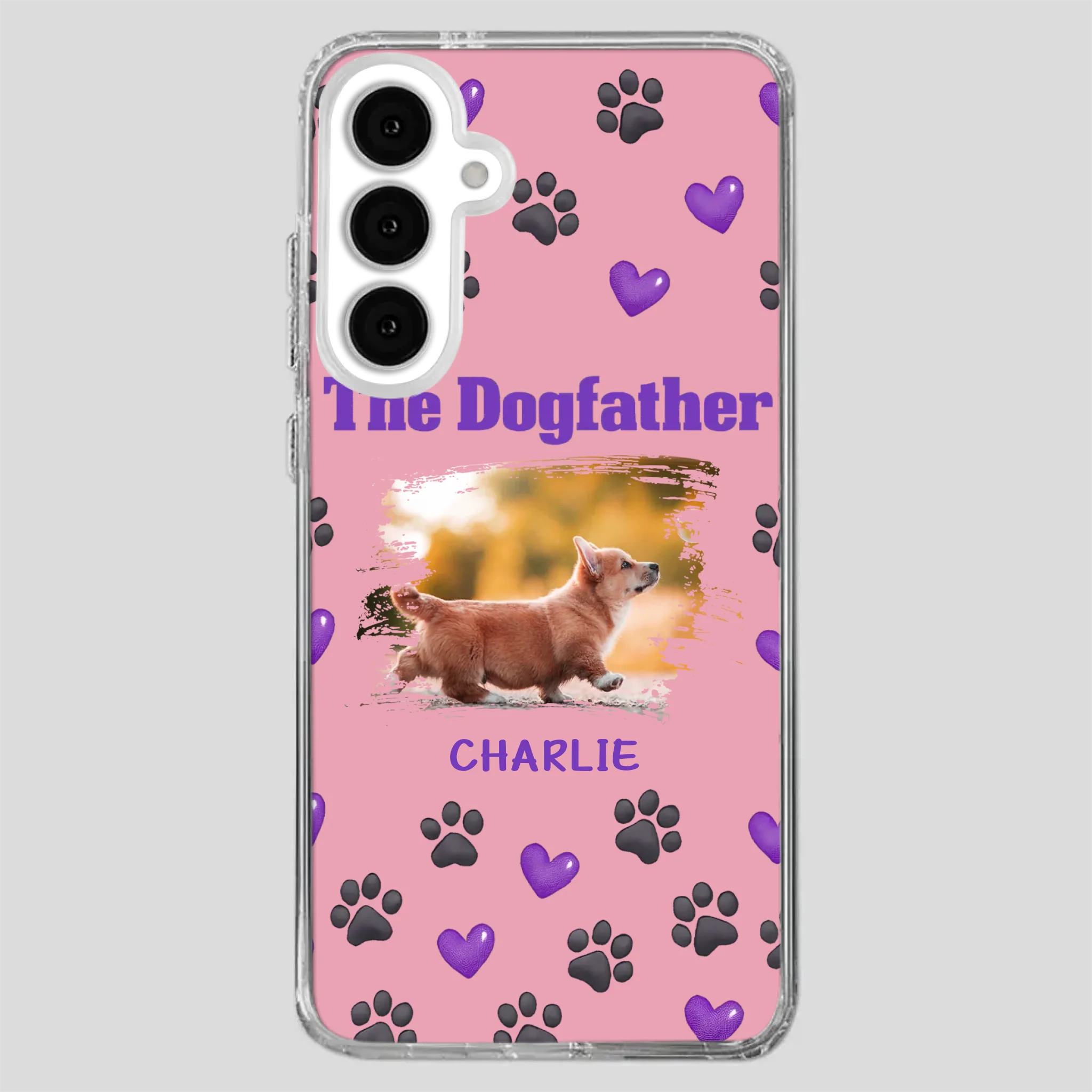 The Dogfather Personalized Phone Case – Cool Custom Gift for Dog Dads - 89Prints