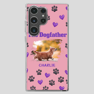 The Dogfather Personalized Phone Case – Cool Custom Gift for Dog Dads - 89Prints