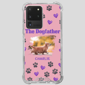 The Dogfather Personalized Phone Case – Cool Custom Gift for Dog Dads - 89Prints