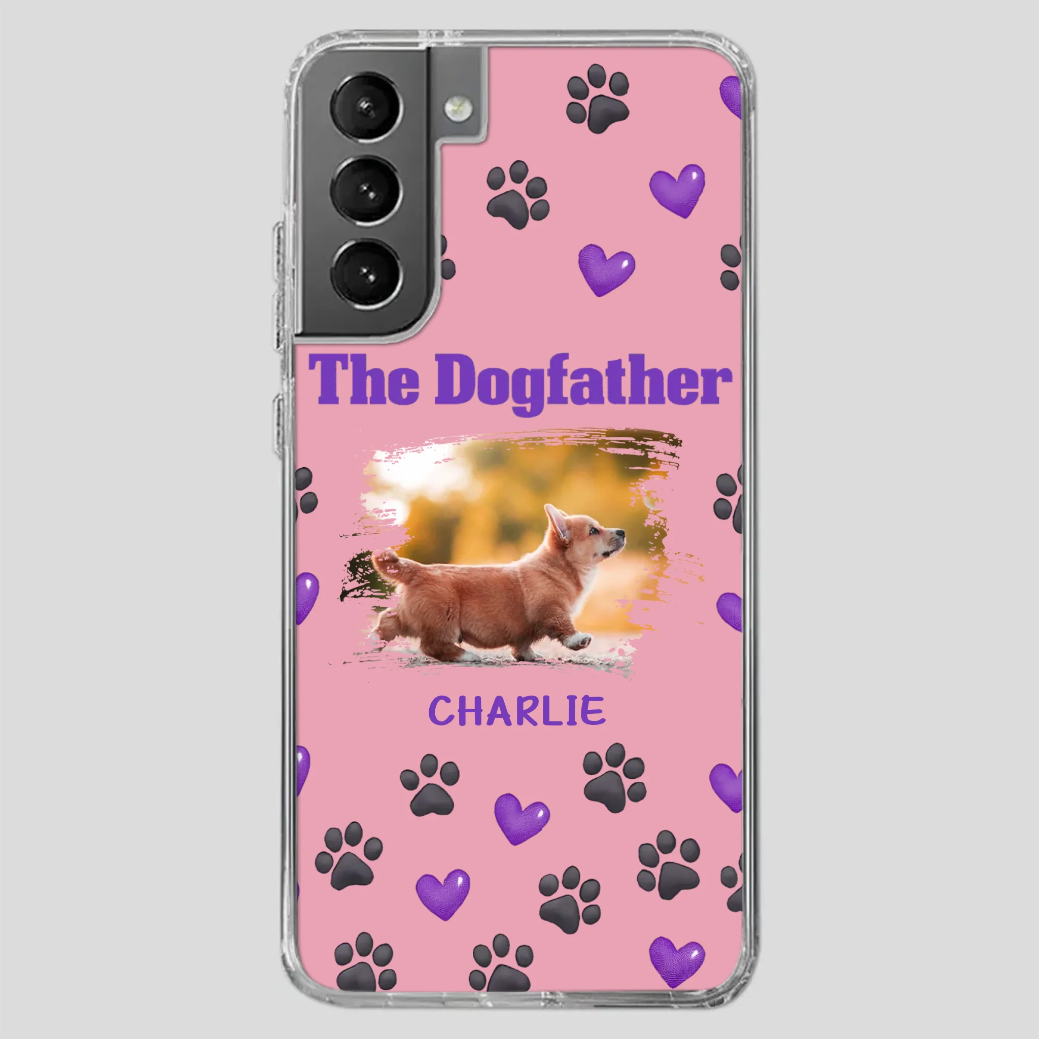 The Dogfather Personalized Phone Case – Cool Custom Gift for Dog Dads - 89Prints