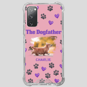 The Dogfather Personalized Phone Case – Cool Custom Gift for Dog Dads - 89Prints