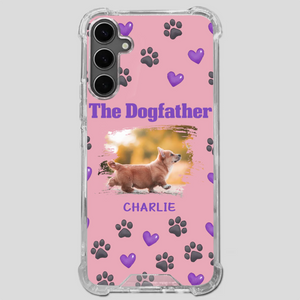 The Dogfather Personalized Phone Case – Cool Custom Gift for Dog Dads - 89Prints