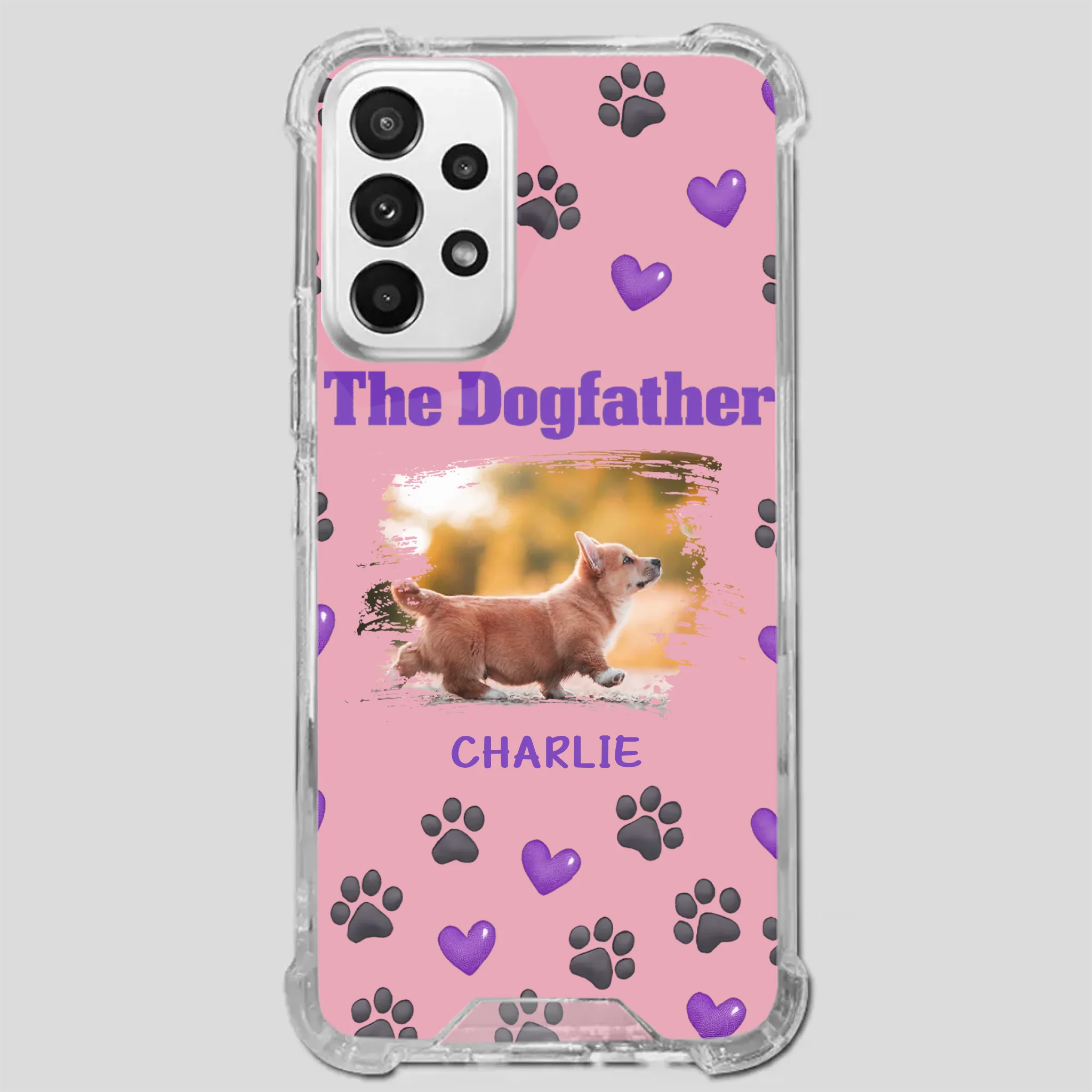 The Dogfather Personalized Phone Case – Cool Custom Gift for Dog Dads - 89Prints