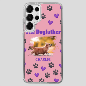 The Dogfather Personalized Phone Case – Cool Custom Gift for Dog Dads - 89Prints