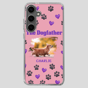 The Dogfather Personalized Phone Case – Cool Custom Gift for Dog Dads - 89Prints