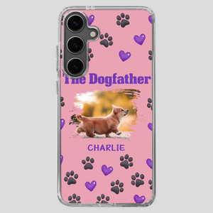 The Dogfather Personalized Phone Case – Cool Custom Gift for Dog Dads - 89Prints