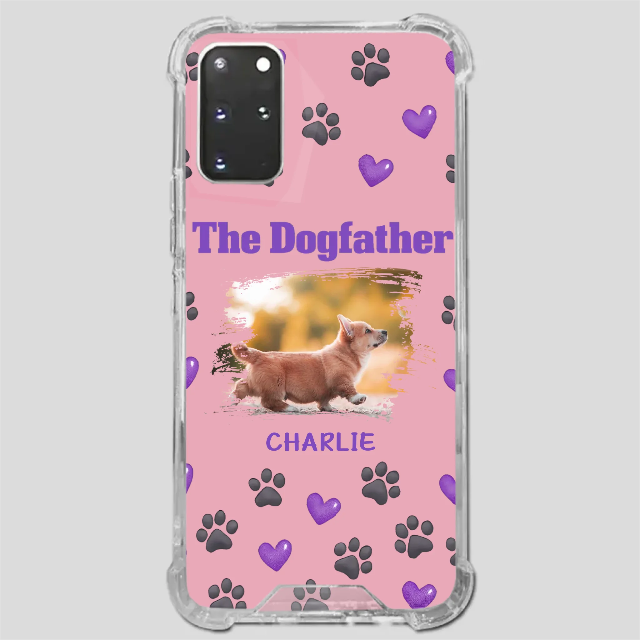 The Dogfather Personalized Phone Case – Cool Custom Gift for Dog Dads - 89Prints