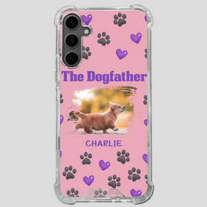 The Dogfather Personalized Phone Case – Cool Custom Gift for Dog Dads - 89Prints