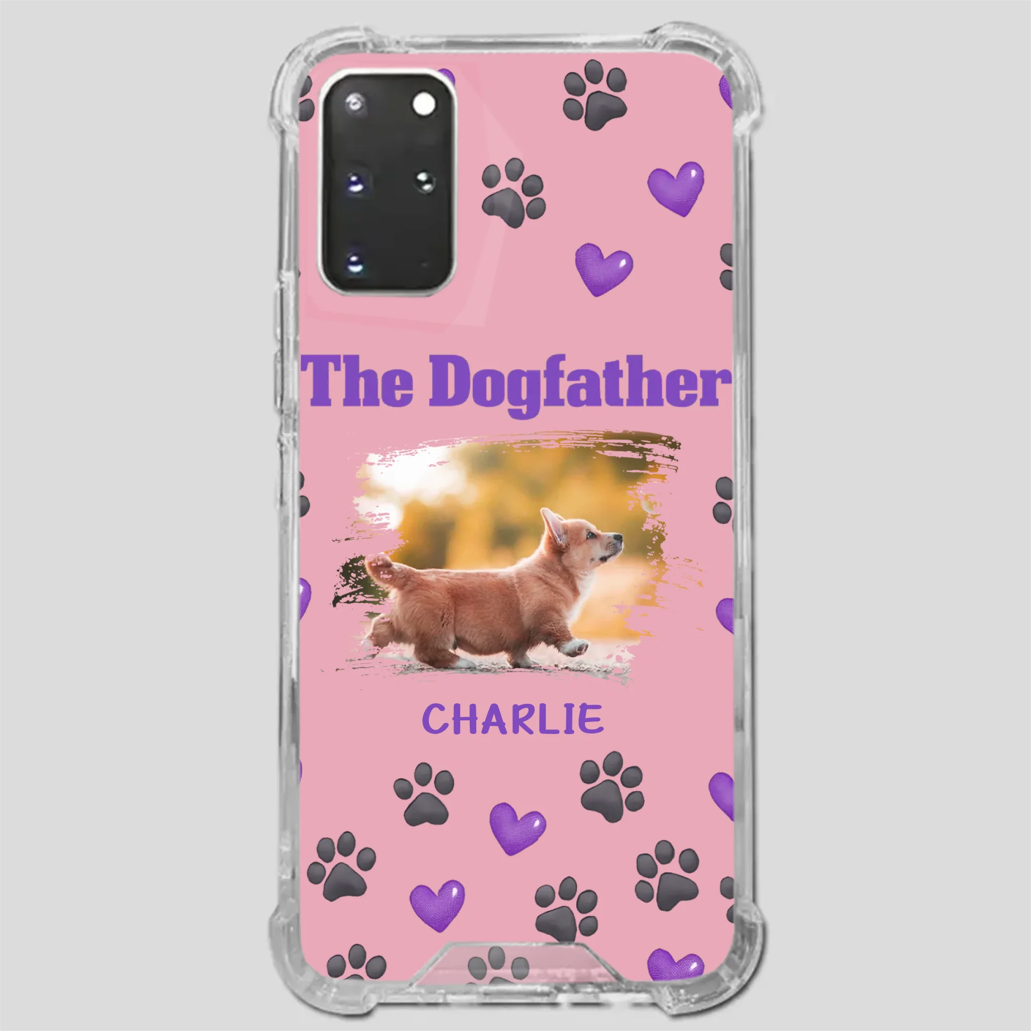 The Dogfather Personalized Phone Case – Cool Custom Gift for Dog Dads - 89Prints
