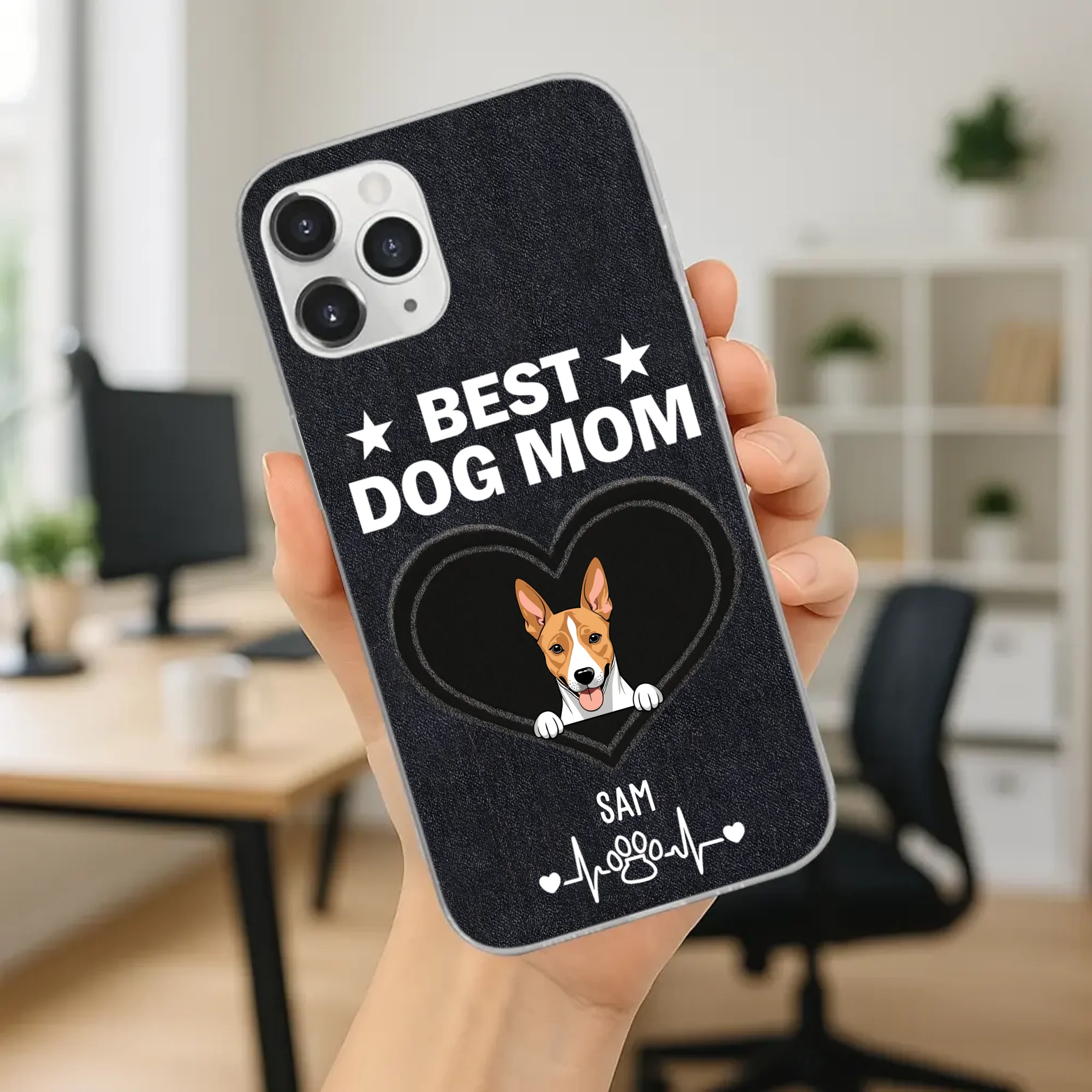 Classy Dog Mom – Elegant Personalized Case for Stylish Pet Lovers - 89Prints